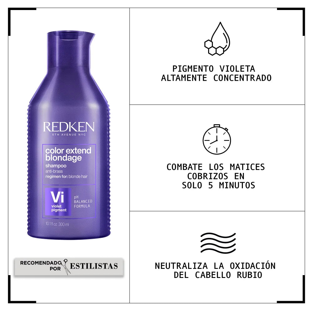 Color Extend Blondage Shampoo 300Ml - Redken
