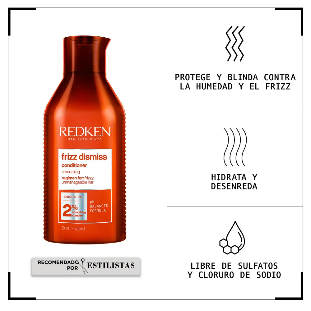 Frizz Dismiss Conditioner 300Ml - Redken