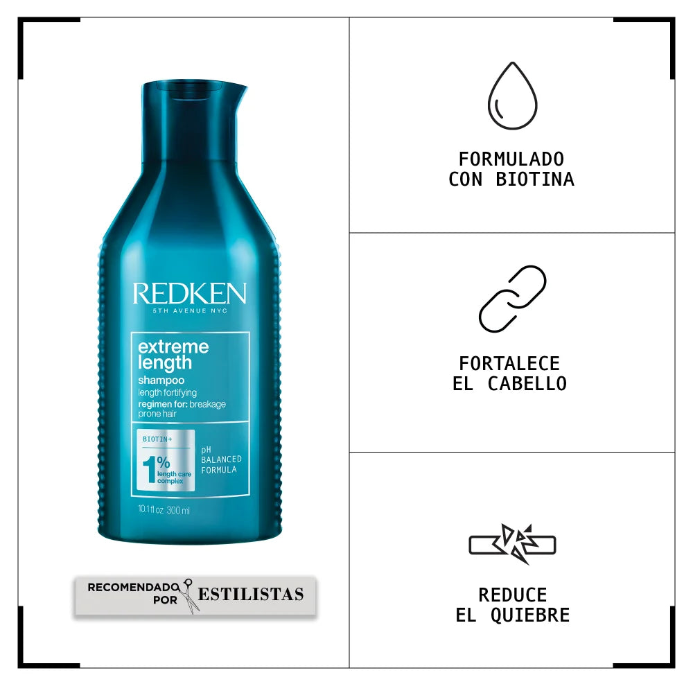 Extreme Length Shampoo 300Ml - Redken