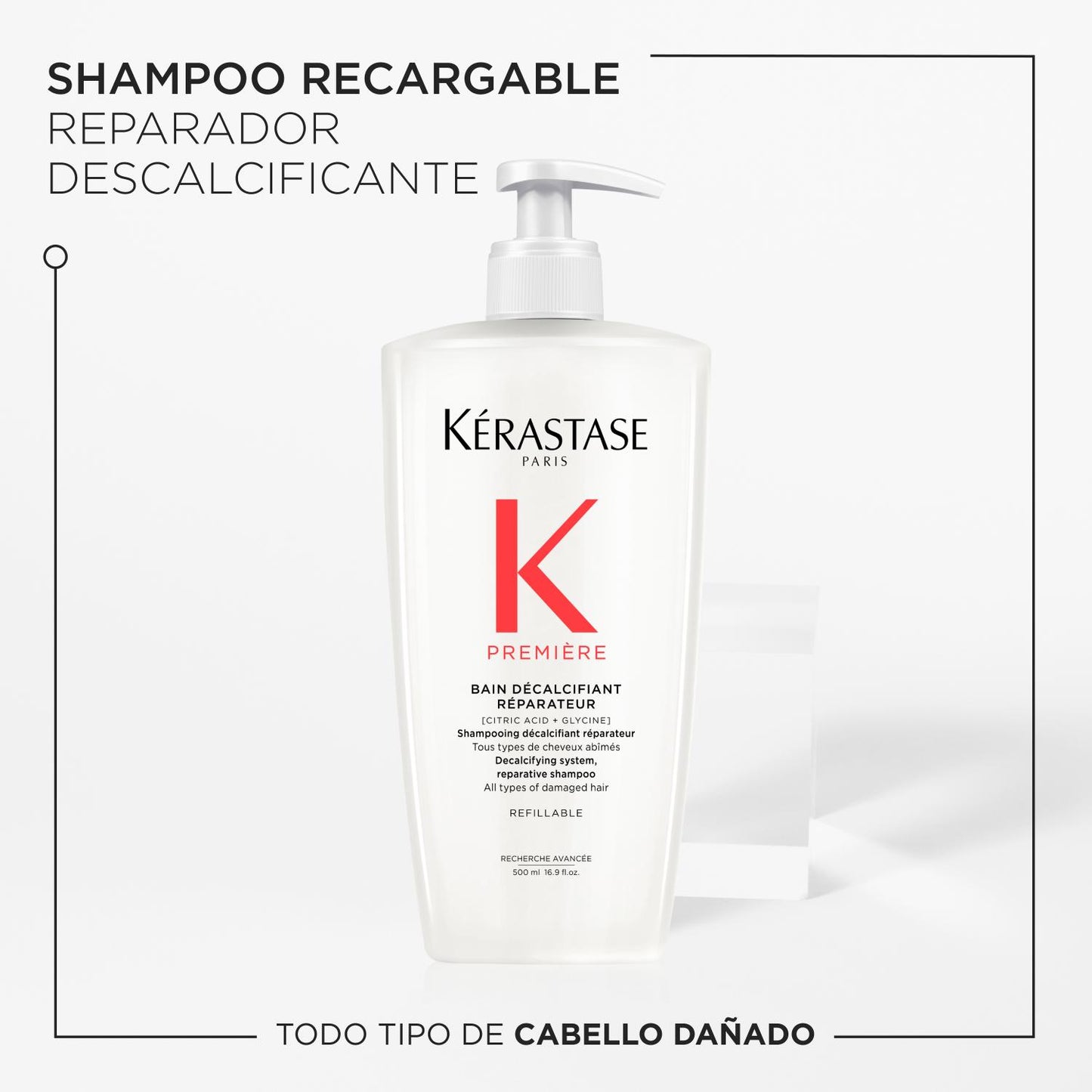 Shampoo Bain Décalcifiant Réparateur Recarga - Kerastase